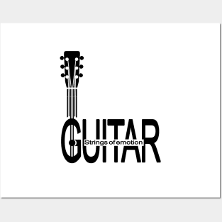 Guitar String of emotion Posters and Art